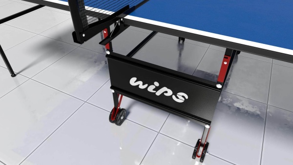 Стол теннисный WIPS Roller, для помещений, складной, на роликах – фото
