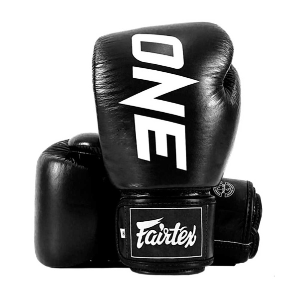 Боксерские перчатки Fairtex BGV ONE Championship, для боев и тренировок, чёрный – фото