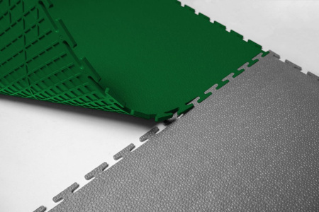 Плитка ПВХ Standart Terra, 500*500, зелёный – фото