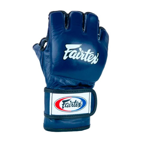 Перчатки для ММА и боевого самбо Fairtex FGV13, для соревнований, синий – фото