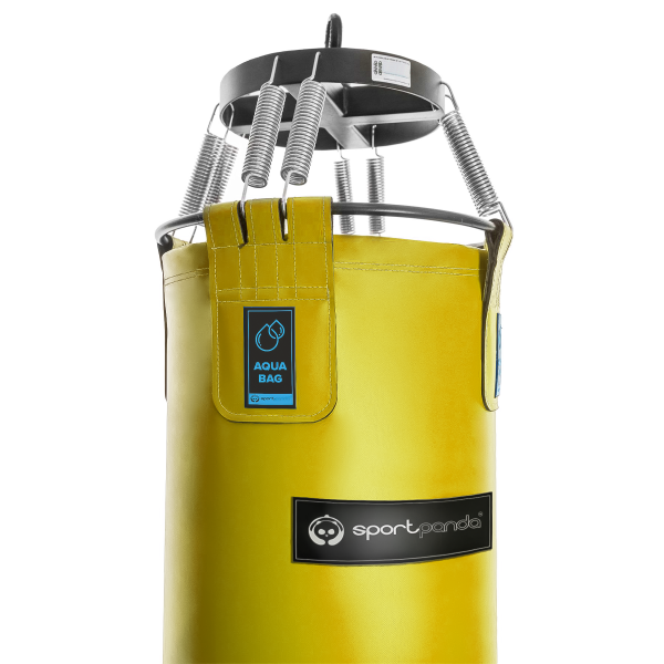 Водоналивной боксерский мешок «AQUA BAG» ПВХ, 180 см, диаметр 40 см, желтый – фото
