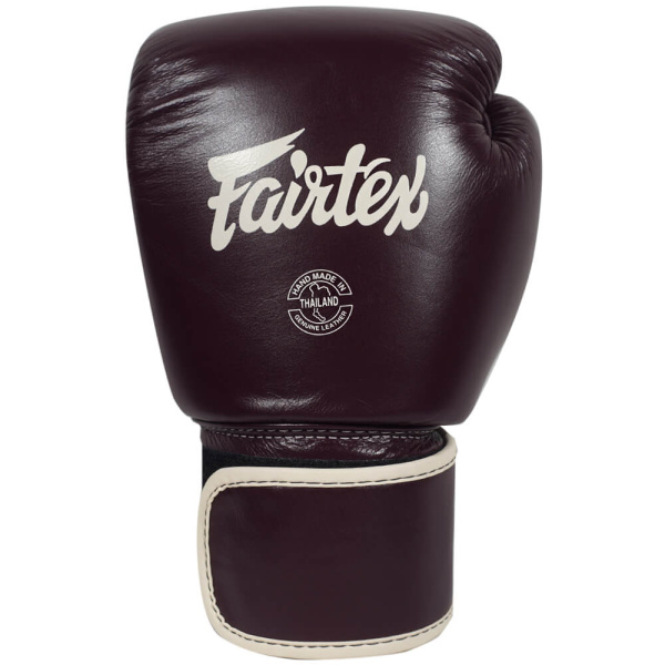 Боксерские перчатки Fairtex BGV16, женские, тренировочные, тёмно-бордовый – фото
