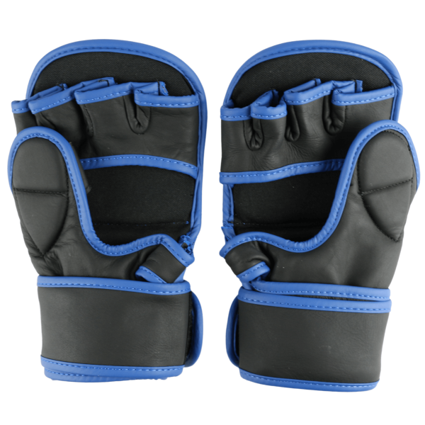 Перчатки для ММА BoyBo Wings, чёрно-синий – фото