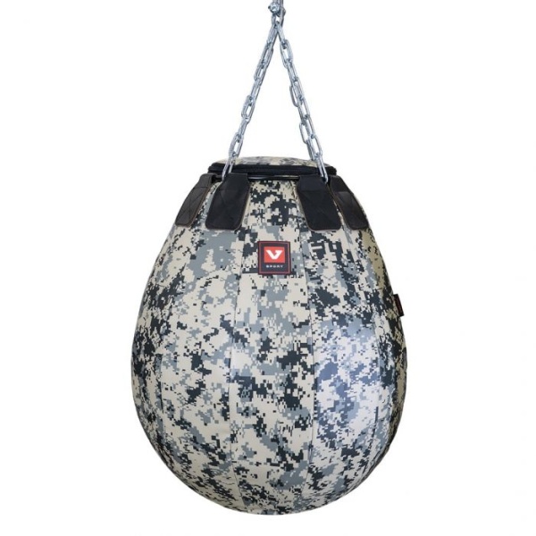 Боксерская груша «Шар-гигант» Military, ПВХ, 80 см, диаметр 55 см, 50 кг – фото