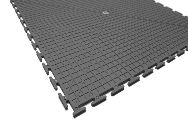 Плитка ПВХ Standart Terra, 500*500, серый – фото