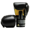 Боксерские перчатки Everlast Pro Leather Strap, тренировочные, чёрный – фото