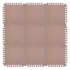  Будо-маты EVA, «Треугольники», крепление «Волна», 18 мм, 33*33 см, 18 шт. в упаковке, коричневый