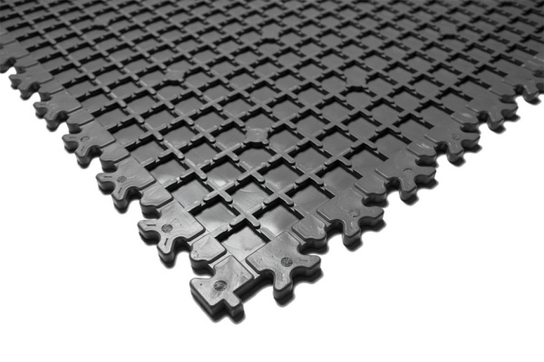 Плитка ПВХ Standart Diamond, 7 мм, 500*500, серый