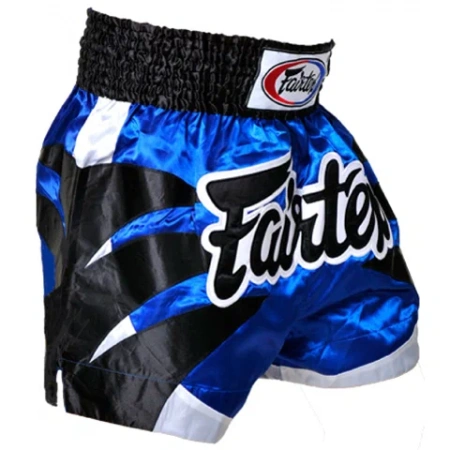 Шорты для тайского бокса Fairtex BS612 «The Spider», синий – фото