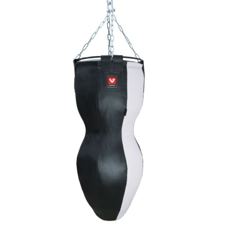 Мешок боксерский «Силуэт», апперкотный, ПВХ, 120 см, диаметр 40 см, 45 кг – фото
