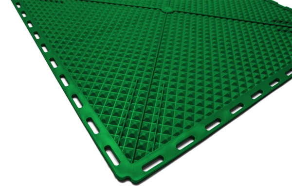 Плитка ПВХ Standart Fix, 6 мм, 500*500, зелёный