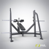 Скамья-стойка для жима под углом вниз E-7041 (Olympic Decline Bench) – фото