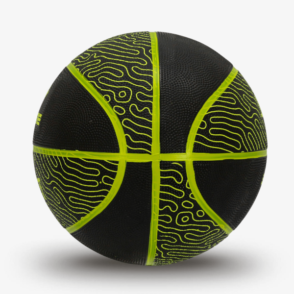 Мяч баскетбольный INGAME Ant №7, чёрно-жёлтый – фото