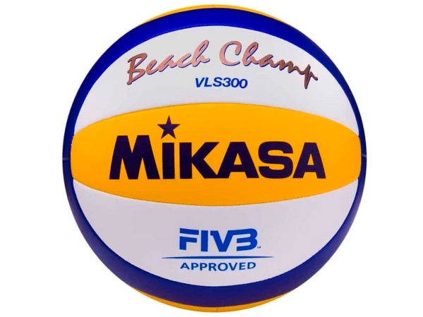 Мяч волейбольный Mikasa FIVB VLS 300, для пляжного волейбола, 5" – фото