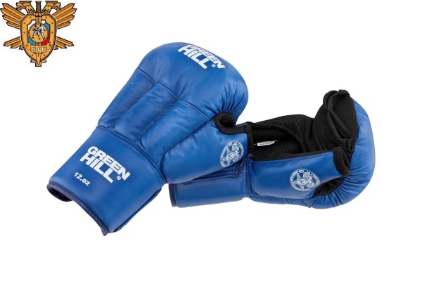 Перчатки для рукопашного боя Green Hill Approved OFRB HHG-2296FRB, для тренировок и соревнований, синий – фото