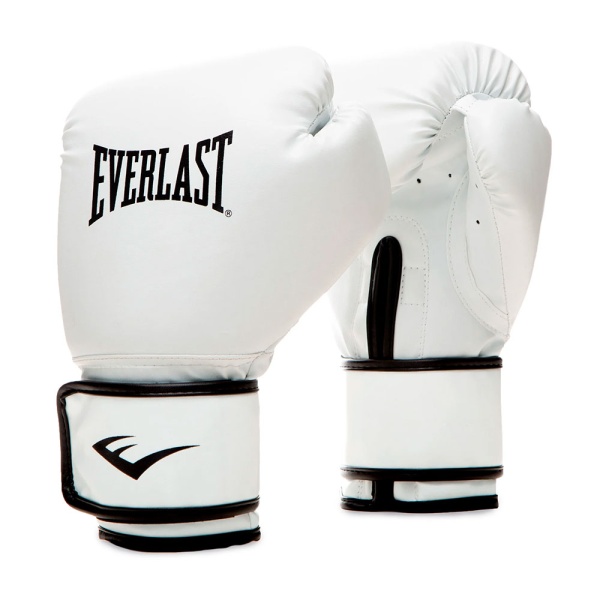 Боксерские перчатки Everlast Core, тренировочные, белый – фото