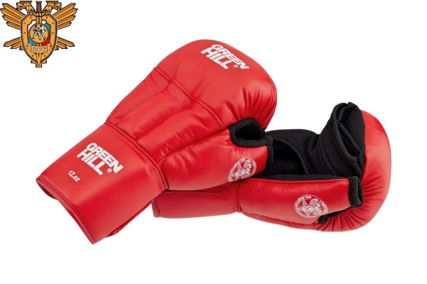 Перчатки для рукопашного боя Green Hill Approved OFRB HHG-2296FRB, для тренировок и соревнований, красный – фото