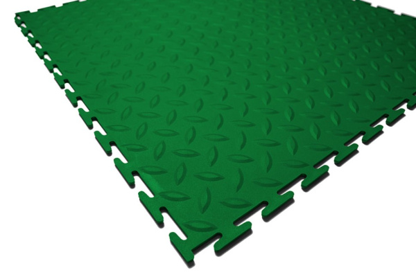 Плитка ПВХ Standart Grain, 4 мм, 500*500, зелёный