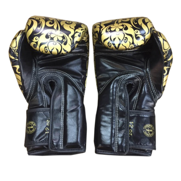 Боксерские перчатки Fairtex BGVG2 BLACK VELCRO, для соревнований, чёрный – фото