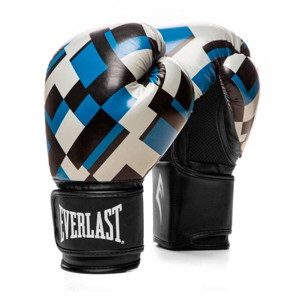 Боксерские перчатки Everlast Spark, тренировочные, тёмно-синий – фото