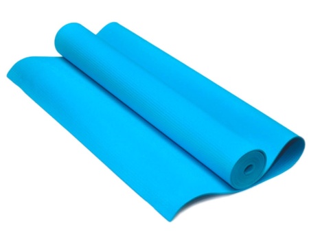 Коврик для фитнеса GO DO, 3 мм, EVA, голубой – фото