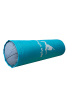 Валик (подушка / болстер) для йоги и пилатеса, 70 х 20 см, голубой с серым – фото