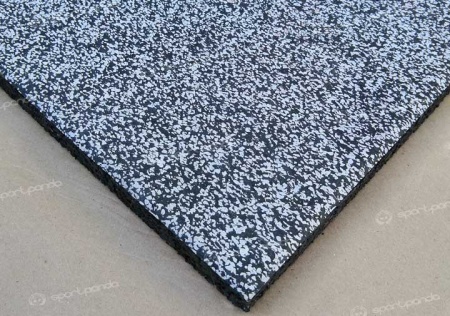 Укладка резиновой плитки / рулонного резинового покрытия – фото