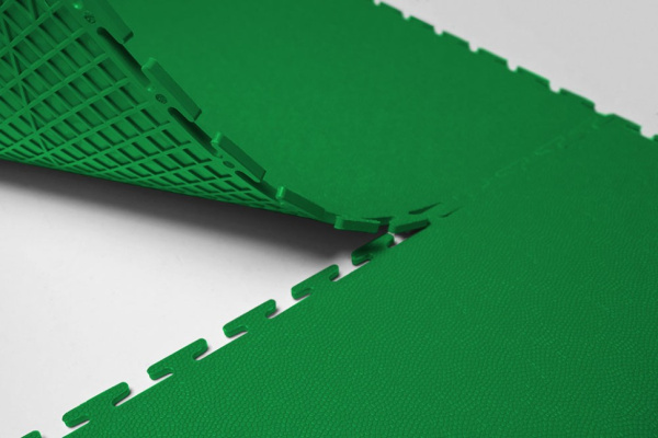 Плитка ПВХ Standart Skin, 500*500, зелёный – фото