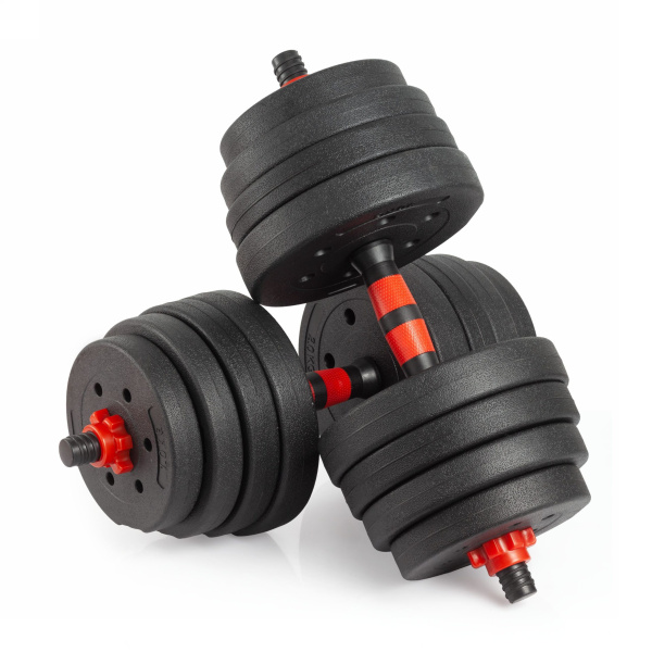 Гантели разборные с грифом, 25 кг. (2 шт. х 12,5 кг.) VictoryFit VF-DС250 – фото