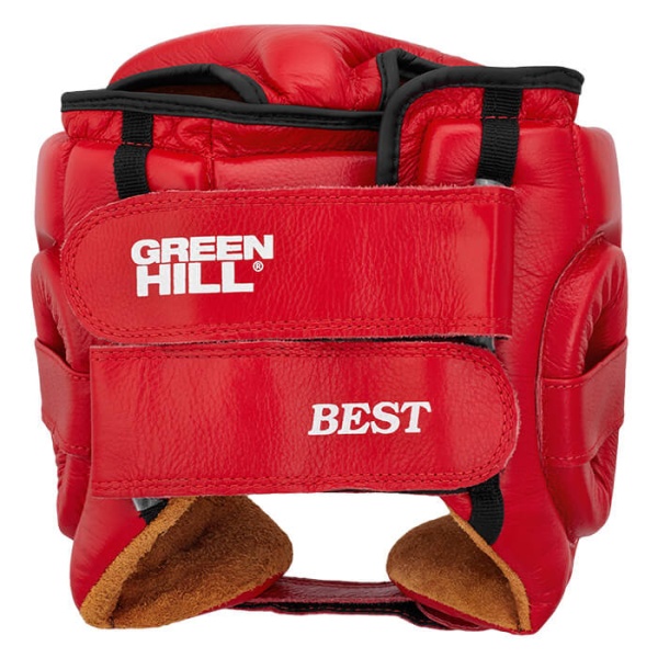 Шлем кикбоксерский Green Hill BEST HGB-4016, для соревнований, красный – фото