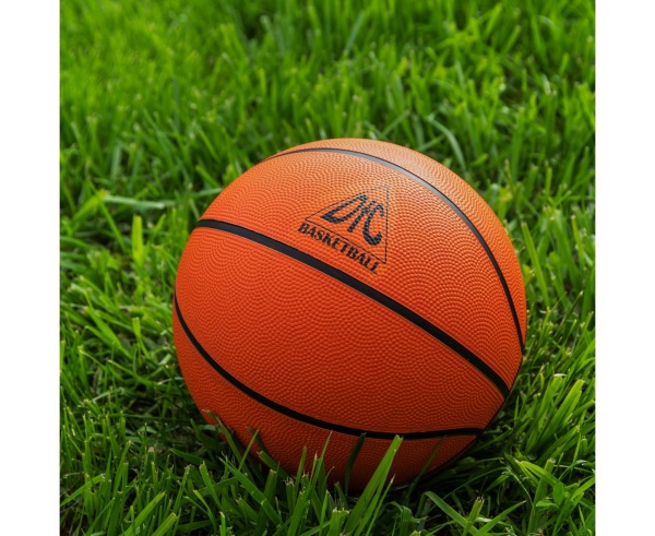 Баскетбольный мяч DFC BALL7R 7, резина, оранжевый – фото
