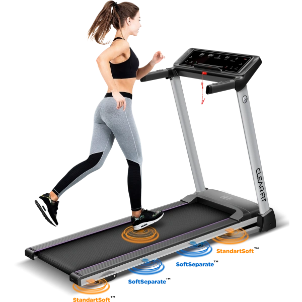 Беговая дорожка Clear Fit CrossPower CT 400 MI, для дома, электрическая, складная – фото