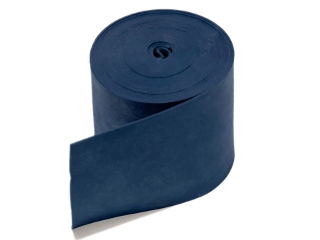 Резиновый бинт 3 метра, 7 см, толщина 1.5 мм, синий – фото