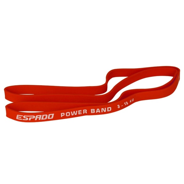 Силовая лента / ленточный эспандер ESPADO ES3101 1/50, 3-15 кг, красный – фото