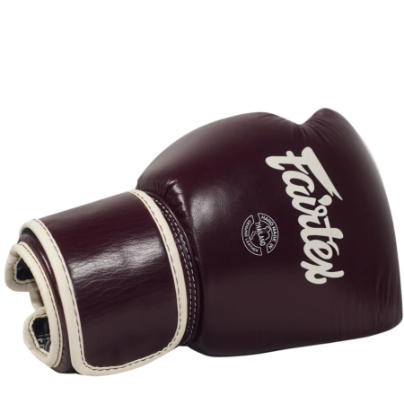 Боксерские перчатки Fairtex BGV16, женские, тренировочные, тёмно-бордовый – фото
