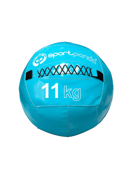 Медбол / медицинбол SportPanda, 11 кг, голубой
