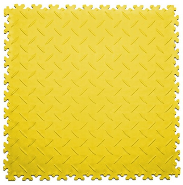 Плитка ПВХ Standart Diamond, 7 мм, 500*500, жёлтый