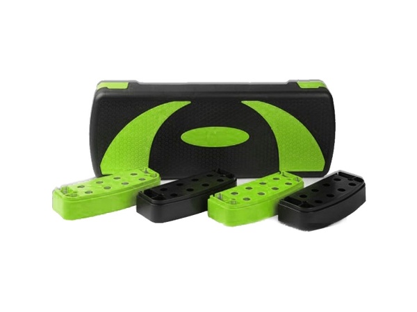 Степ-платформа для фитнеса, 3 уровня, зелёный – фото