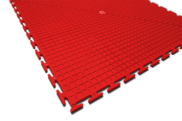 Плитка ПВХ Standart Terra, 500*500, красный – фото