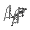 Скамья-стойка для жима под углом вниз E-7041 (Olympic Decline Bench) – фото