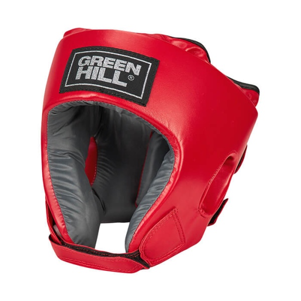 Шлем боксерский Green Hill ORBIT, детский, для соревнований, красный – фото