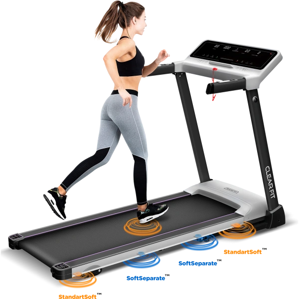 Беговая дорожка Clear Fit CrossPower CT 450 MI, для дома, электрическая, складная – фото