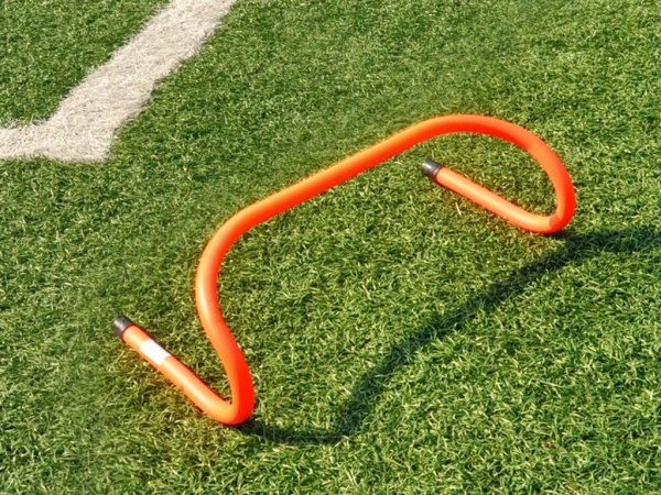Барьер тренировочный футбольный FT-M15, 45 х 15 см, оранжевый – фото