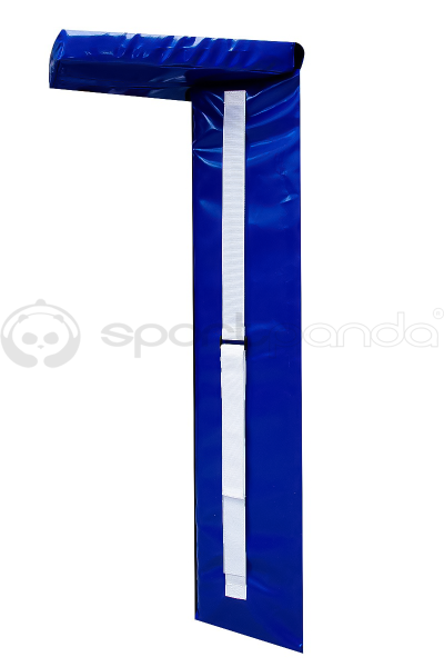  Подушка для ринга SportPanda, угловая, изогнутая, 130x30x15 см, синий