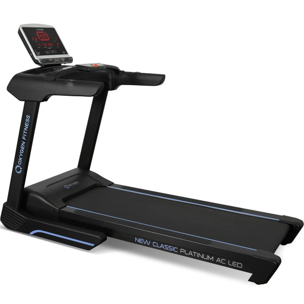 Беговая дорожка OXYGEN FITNESS NEW CLASSIC PLATINUM AC LED, электрическая, для дома и зала – фото