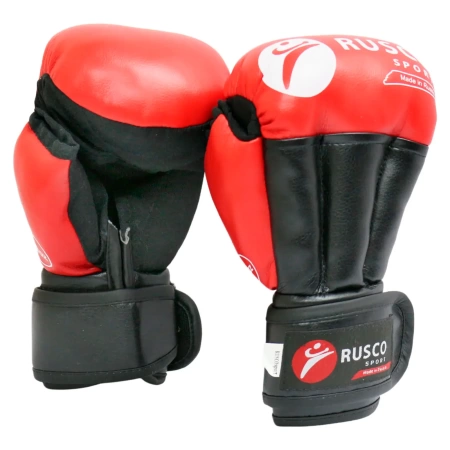 Перчатки для рукопашного боя Rusco Sport Классик, красный – фото