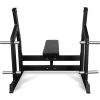 Скамья для жима горизонтальная BRONZE GYM AL-304, профессиональная – фото