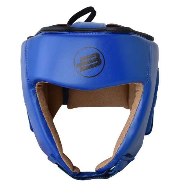 Шлем боксерский BoyBo BH200, для соревнований, синий – фото