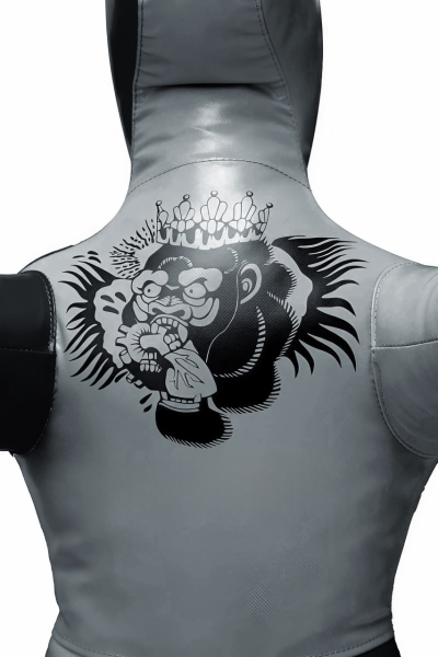 Манекен для борьбы SportPanda 160 см, 25-38 кг, двуногий, черный Манекен для борьбы SportPanda 160 см, 25-38 кг, двуногий, черный