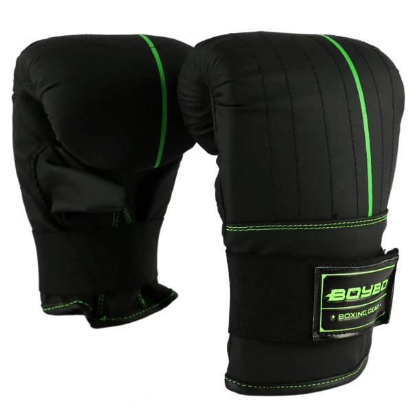 Перчатки снарядные BoyBo B-series, чёрно-зелёный в Краснодаре в магазине SportPanda Перчатки снарядные BoyBo B-series, чёрно-зелёный – фото